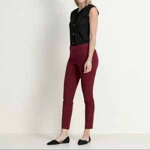 Pixe Cut Maroon pants
